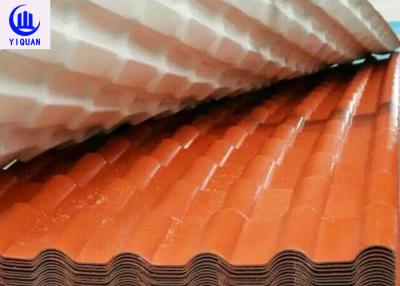 China 2.8mm Asa Synthetic Resin Roof Tile For Residential for sale