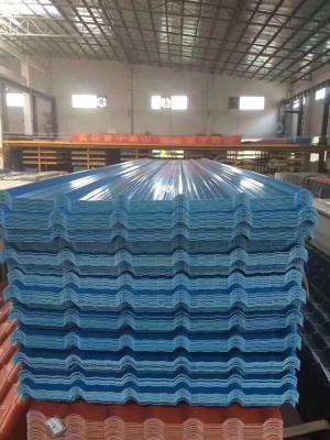 China Trapezoidal 1mm Plastic Roof Sheet Heat Insulation for sale