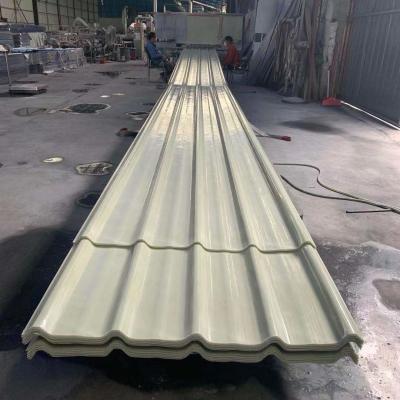 China Multi Color FRP Transparent Roof Sheet Fiberglass Translucent Roof Tile for sale