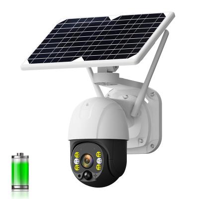 China Two Way Intercom Solar Wifi Camera Night Vision Wireless Security Outdoor Cameras for sale
