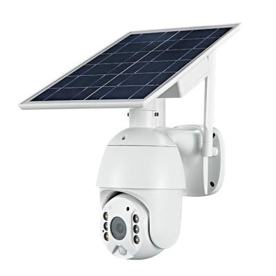 China Network AI Human Body DetectionTuya Smart Camera Solar IP66 Waterproof 1080 HD PIR Camera for sale