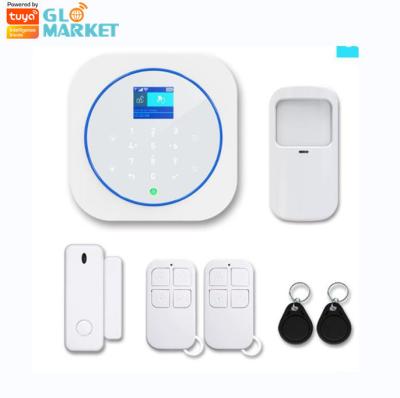 China Glomarket Smart Alarm Sensor Two Way Audio Sensor Tuya WiFi GSM Home Alarm Security System for sale