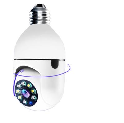 China Smart Auto Tracking Full HD Ip Smart Wireless Indoor Camera With Light Bulb E27 for sale