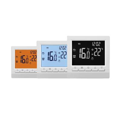 中国 Weekly Programmable Touch Screen Heating Thermostat Floor Water Heating Boiler 販売のため