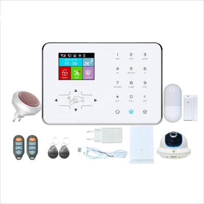 China WIFI + GSM / GPRS Home GSM Alarm System NTC Sensor Home Security Alarm Systems for sale