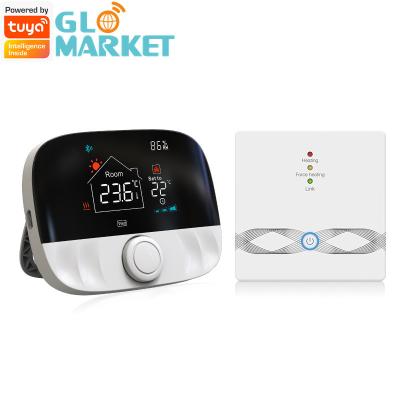 中国 Glomarket Tuya Wifiのスマートなサーモスタットの電気床暖房水ガス暖房のデジタル プログラム可能な433RFサーモスタット 販売のため