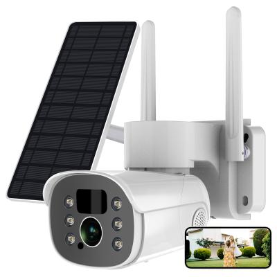 中国 Glomarket Tuya Smart Wifi Solar Camera Outdoor Surveillance PTZ Camera With Solar Panels 販売のため