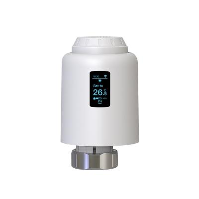 中国 Zigbee WiFi Smart Thermostat Programmable Thermostatic Radiator Valve Temp Controller 販売のため