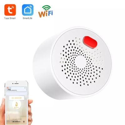 China Tuya Wifi Smart Gas Leak Detector Sensor US/UK/EU Plug Home Security Guard Remote Household Gas Alarm Detector Leakage S for sale