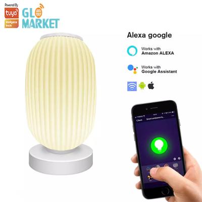 China Glomarket Tuya Smart Lantern Candeeiro de mesa Vidro Música Luz de mesa Wifi App Control à venda