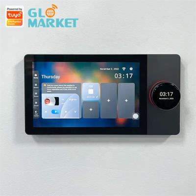 China Tuya Wifi Smart Control Panel 7 Inch Multi Function BLE Music Wall Smart Zigbee Gateway for sale