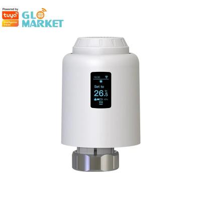 China Home ZigBee WiFi Smart Thermostat For OLED Display Screen / Radiator Valve for sale