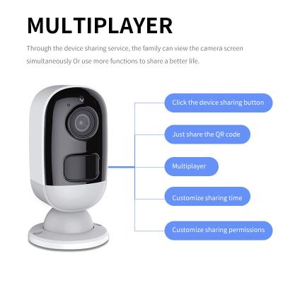 China Câmera de sistema de vigilância sem fio da monitoração do bebê da câmera de Wifi da bateria do Smart Camera 3MP Tuya Low Power de Glomarket à venda