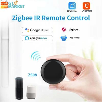 China Control remoto universal de Glomarket Tuya APP Smart Zigbee IR para el trabajo de la fan del aire acondicionado de la TV con Alexa Google Home en venta