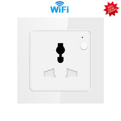 China Glomarket Tuya Smart Socket 16A Home Automation Wifi Smart Wall Outlet for sale