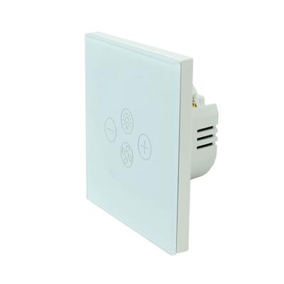 China 86*86mm 4 Gang Touch Dimmer Switch Iot Light Switch EU Standard for sale
