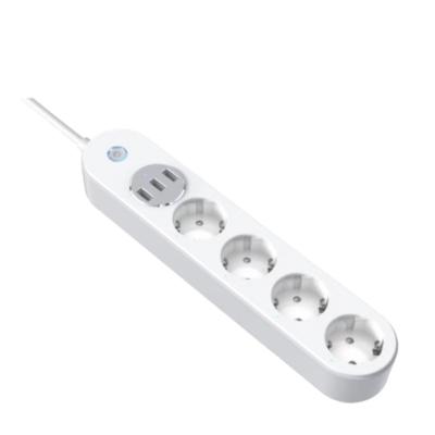 China 4 Sockets 2.4GHz Smart Power Strip And Wifi Surge Protector Alexa for sale
