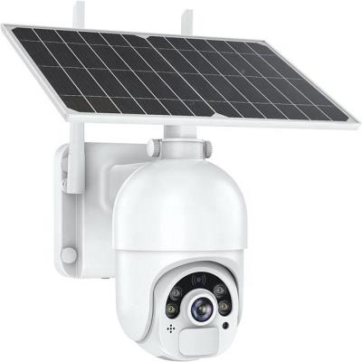 中国 30M IR Tuyaのスマートなカメラの太陽動力を与えられた長期無線保安用カメラ 販売のため