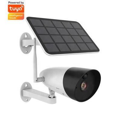 China CMOS Camera Tuya 1080p Smart Wireless Camera With Solar Panel for sale