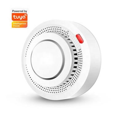 중국 Glomarket Wholesale Tuya Smart Smoke Detector Wireless Remote Alarm Household Smoke Sensor OEM Support 판매용