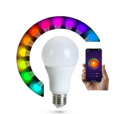 China RoHS 9W Smart Light Bulbs Alexa 20lm Smart Life Light Bulb RGBW for sale
