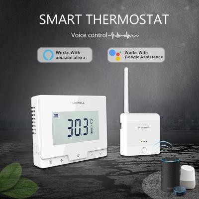 Chine thermostat sans fil intelligent de chaudière de gaz du thermostat MQTT de 868MHz Tuya WiFi à vendre