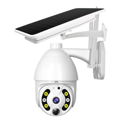 China Outdoor IP66 Waterproof WiFi Wireless Solar Power Camera Night Vision 4g Sim Card CCTV Security 1080P IP Camera en venta
