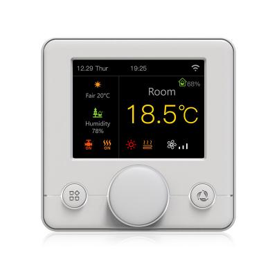 China Glomarket RGB Colorful Display Smart Home Wi-Fi Weekly-Programmable Thermostat Best Seller Wireless Thermostat en venta