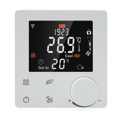 Chine Glomarket Programmable Handwheel Smart Home Works Wi-Fi Thermostat with Full-Color LCD Screen Electrical Room Heating à vendre