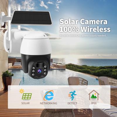 China Glomarket Tuya Smart Waterproof Solar ip Camera Wifi/4G APP Remote Motion Wireless Wifi Cctv HD Camera en venta