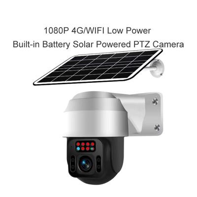 中国 Glomarket Tuya Wifi Solar Panel Battery Security Camera Wireless Waterproof Outdoor Night Vision Two Way Voice Camera 販売のため