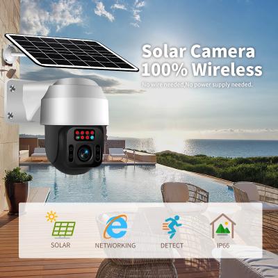 China Glomarket Tuya Low Power 4g Solar Camera Wireless Waterproof Ptz Outdoor Night Vision Two Way Voice Security Camera for sale
