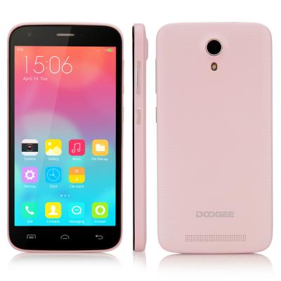 China In Stock DG Y100 mobile phone 5.0inch 1280*720 1GB RAM 8GB ROM Android 4.4 Pink Color for sale