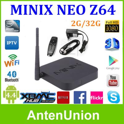 China MINIX NEO Z64 Windows8.1(Bing) TV BOX Quad-Core 2G/32G XBMC HDMI 1080P H.264 Smart MINI PC for sale