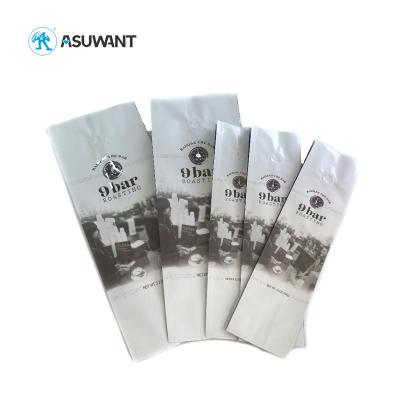 China Custom Printing Coffee Bag Side Gusset Stand Up Pouches Plastic Zipper Packaging for sale