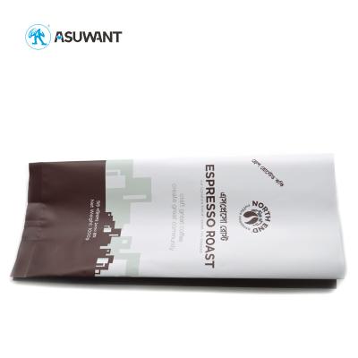 China Custom Coffee Bags Gusset Coffee Bags Heat Seal Pack Pouches With Valve à venda