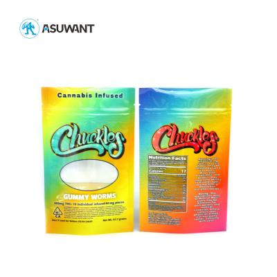 China Candy Stand Up Pouch Bag Medical Weed Small Gummies CBD Packaging for sale