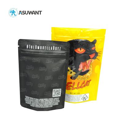 China Small Heat Seal Smell Proof Packaging Bag Zipper Top For Weed for sale