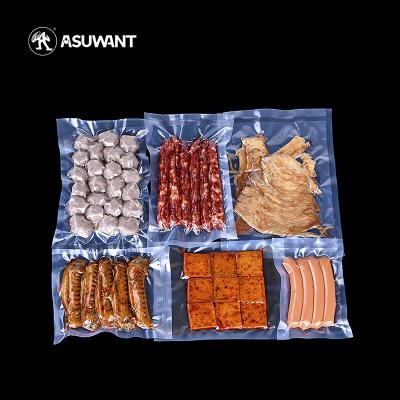 China PE NY Vacuum Seal Packaging Bags Clear Transparent For Meat Seafood Nuts en venta