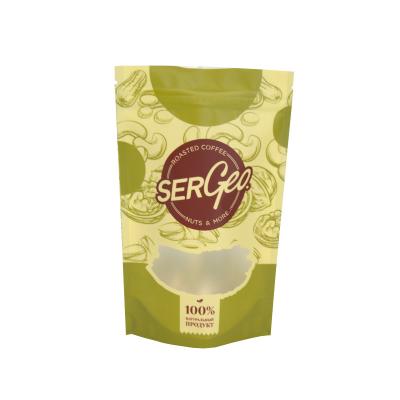 China Resealable Coffee Bean Tea Packaging Bags Herbal Fillable Green With Valve for sale