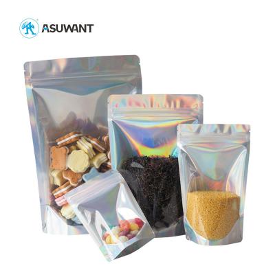 China PE Plastic Runts Resealable Holographic Mylar k Bag for sale