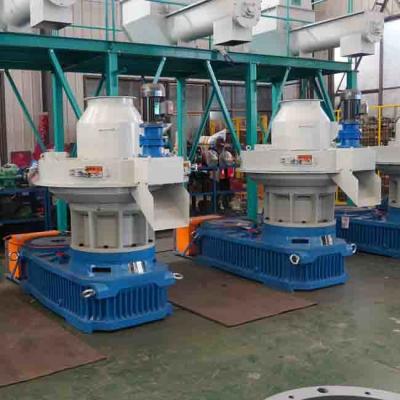 China Biomass Wood Pellet Production Line 100-150 KG / H Manual Lubrication for sale