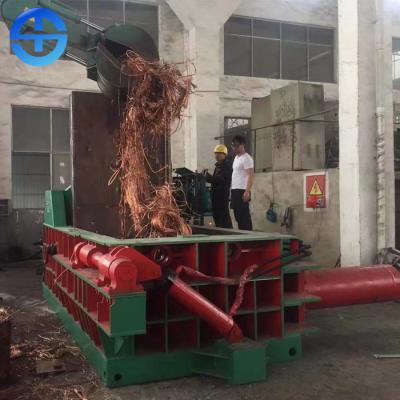 China 2000KG/M3 Bale Density Turn Over Out Hydraulic Scrap Baler for sale
