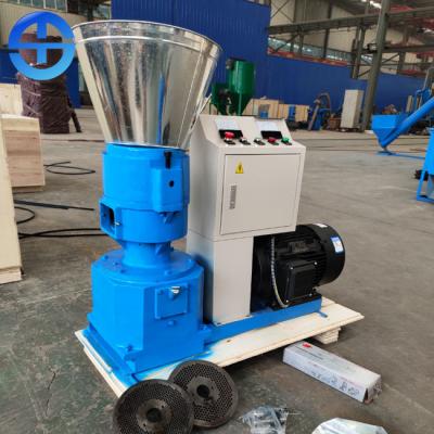China Single Phase Electric Small 100kg/H Chicken Feed Pellet Machine for sale