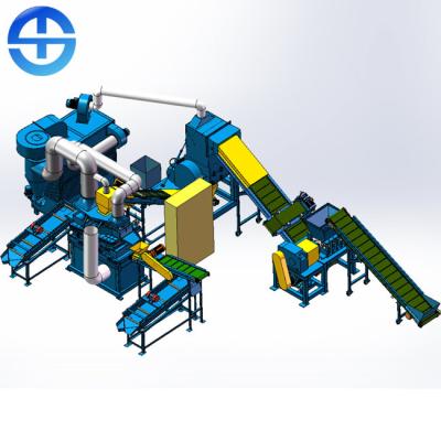 China PLC Dry type 600 Kg/H Copper Wire Recycling Machine for sale