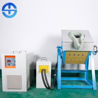 China Máquina elétrica da fornalha de fundição do cobre da sucata do poder de fornalha da fusão do metal da frequência intermediária à venda
