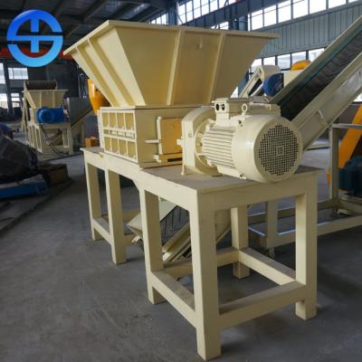 China Heavy Duty 2 Shaft Shredder Machine Metal Crushing Machine 45 Kw * 2 Power for sale