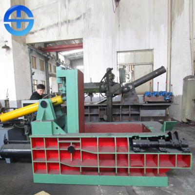 China 18.5 Kw Iron Scrap Pressing Machine Scrap Metal Chip Compressor Machine for sale