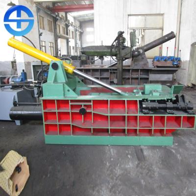 China PLC Scrap Metal Baler Aluminium Scrap Baling Press Machine 18.5 Kw Bale Size 300×300 Mm for sale