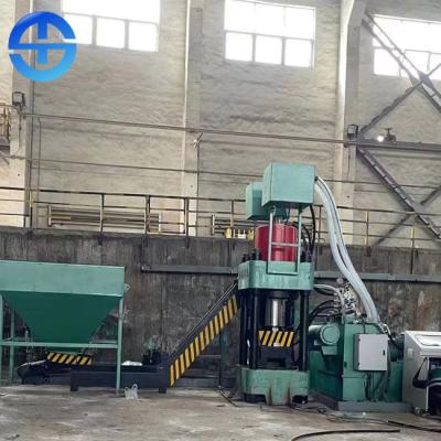 China 30kw 8-10 Ton / 8 Hours Briquetting Press Machine Metal Chip Briquetter for sale